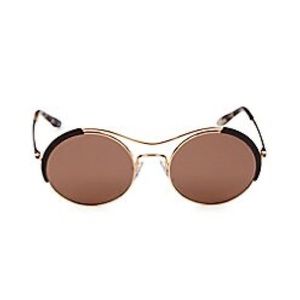 Prada 53MM Round Sunglasses in Rose Gold